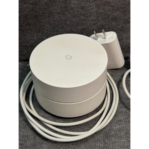Google WIFI Access Point Router AC-1304 WIFI Google Mesh USB-C Power Cord- 2 Pcs - Picture 2 of 6